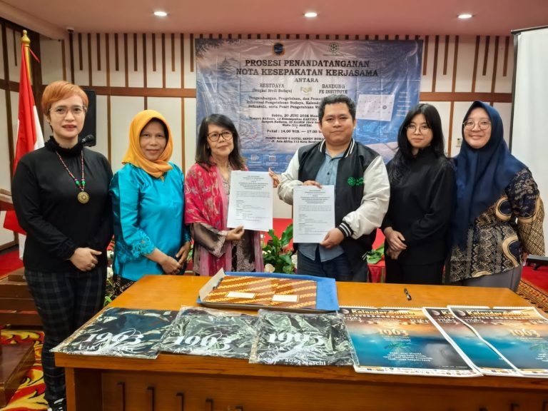 BESTDAYA dan Bandung FE Institute bekerja sama kembangkan digitalisasi Kalender Sunda, di Savoy Homann, Sabtu (20/06/2026).