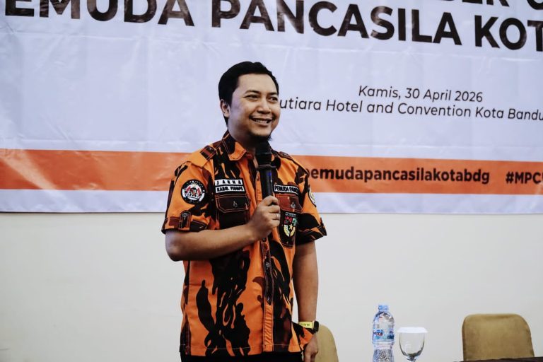 Plt Ketua SAPMA PP Kota Bandung Jana Achmad Nugraha.