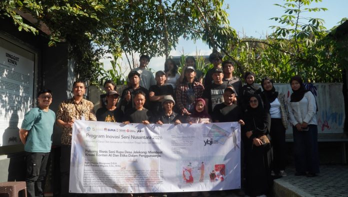 Tel U dan Yayasan Bubuara Jelekong Indonesia memperkuat kapasitas seniman Jelekong, Kabupaten Bandung, melalui Program Inovasi Seni Nusantara (PISN) Tahun Pendanaan 2026.